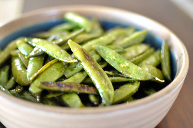 Roasted Snap Peas