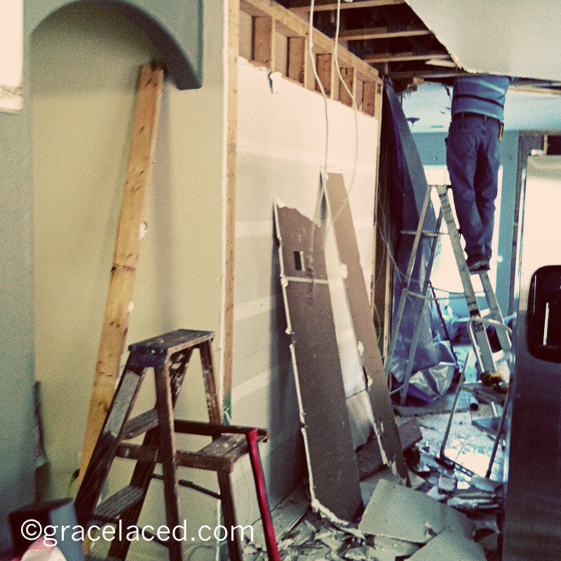 Tearing Down to Build Up and the GraceLaced Mondays Link Up