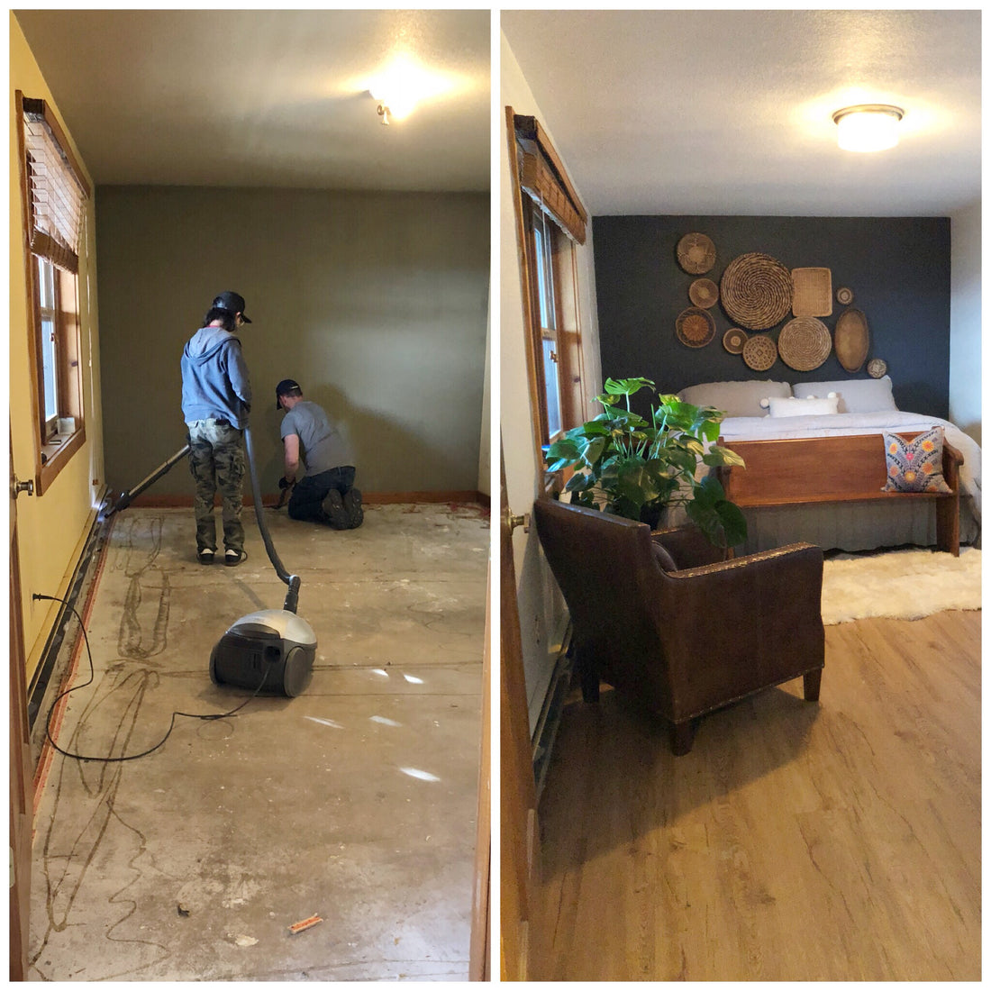 Simons Elk Creek Ranch: Guest Room/Bathroom Before and After