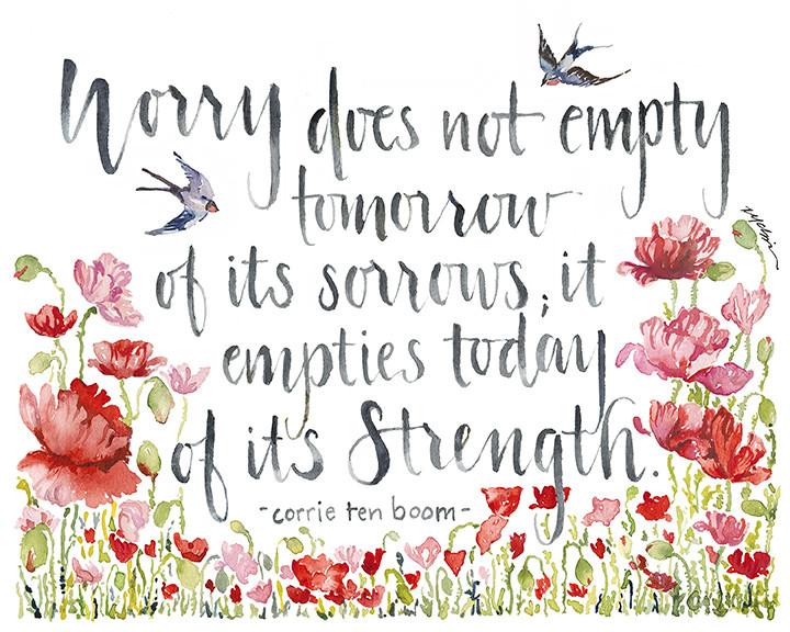 Seeking Him First, Rather Than Worrying {Looking Ahead to 2018}