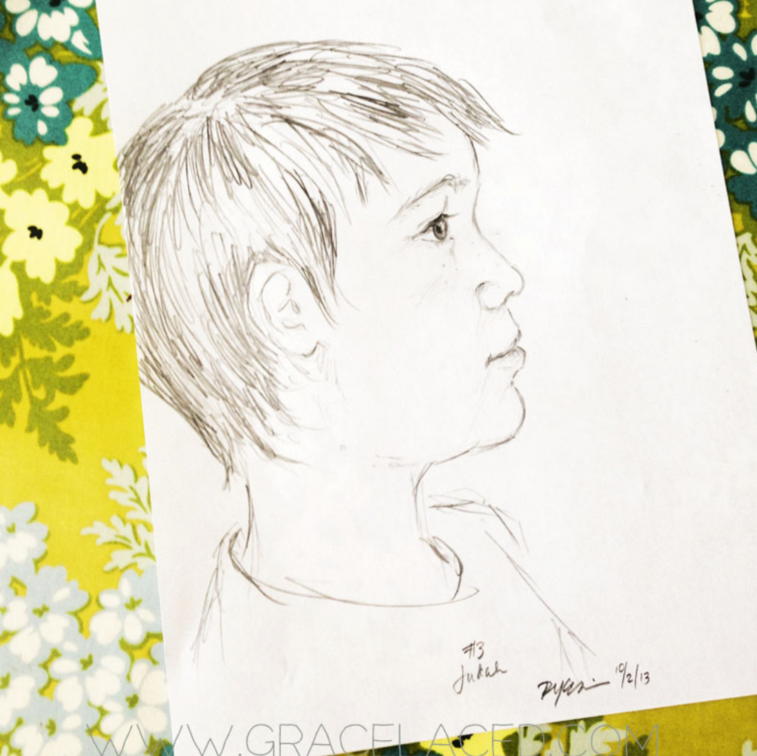 A Portrait {Drawing Close, Day 2}