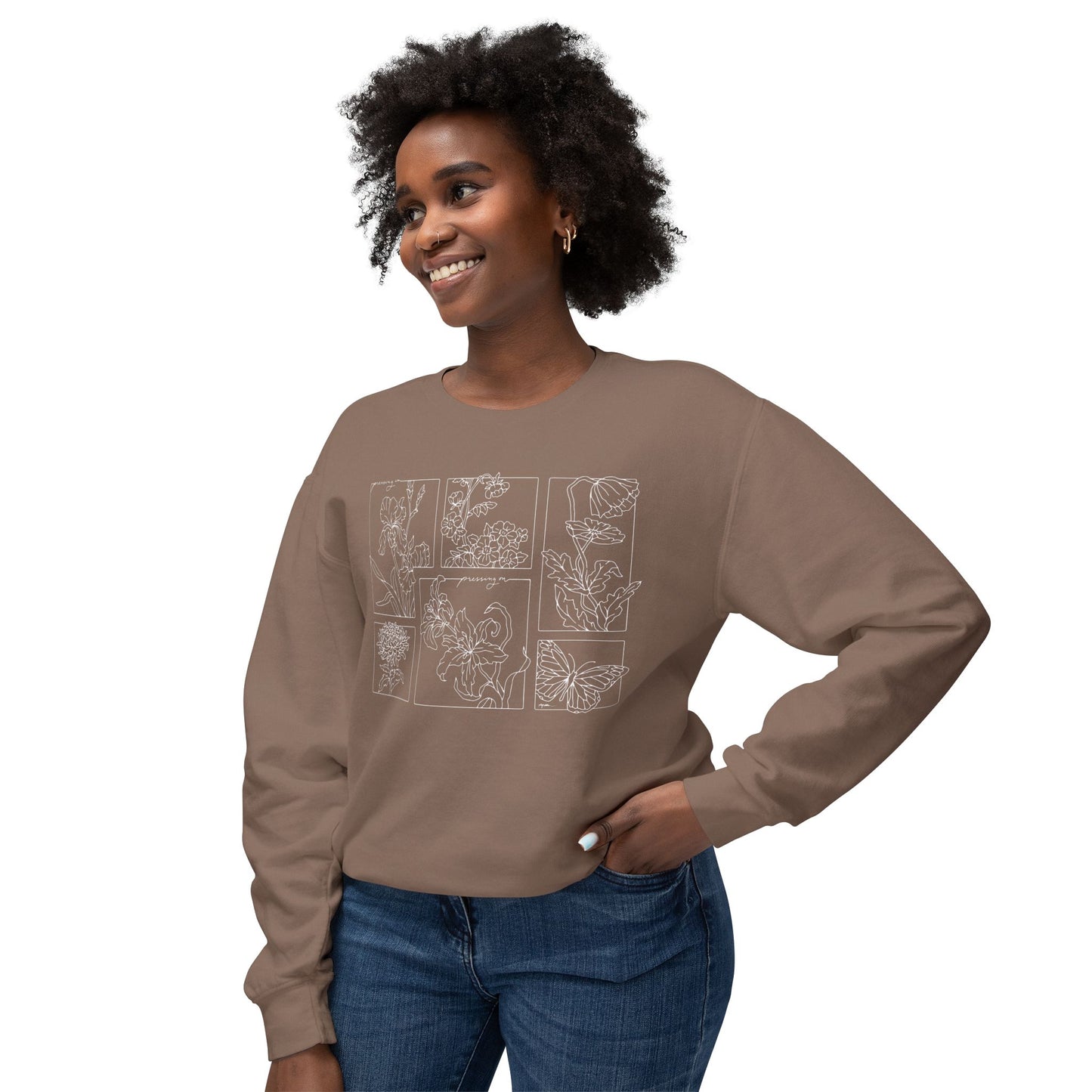 Pressing In Lightweight Crewneck Sweatshirt