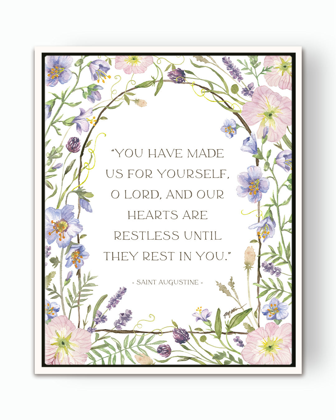 Saint Augustine | Rest In You Canvas