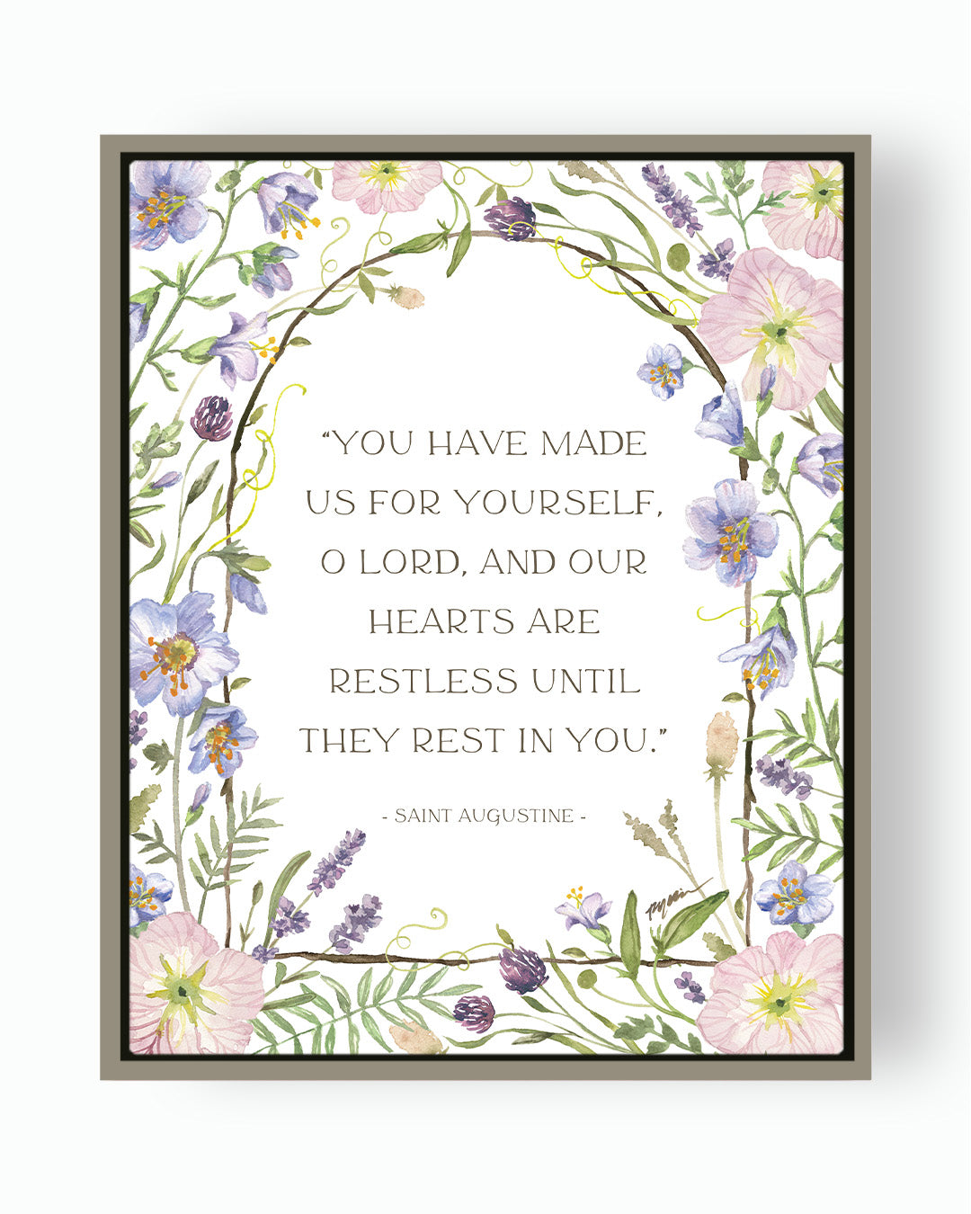 Saint Augustine | Rest In You Canvas