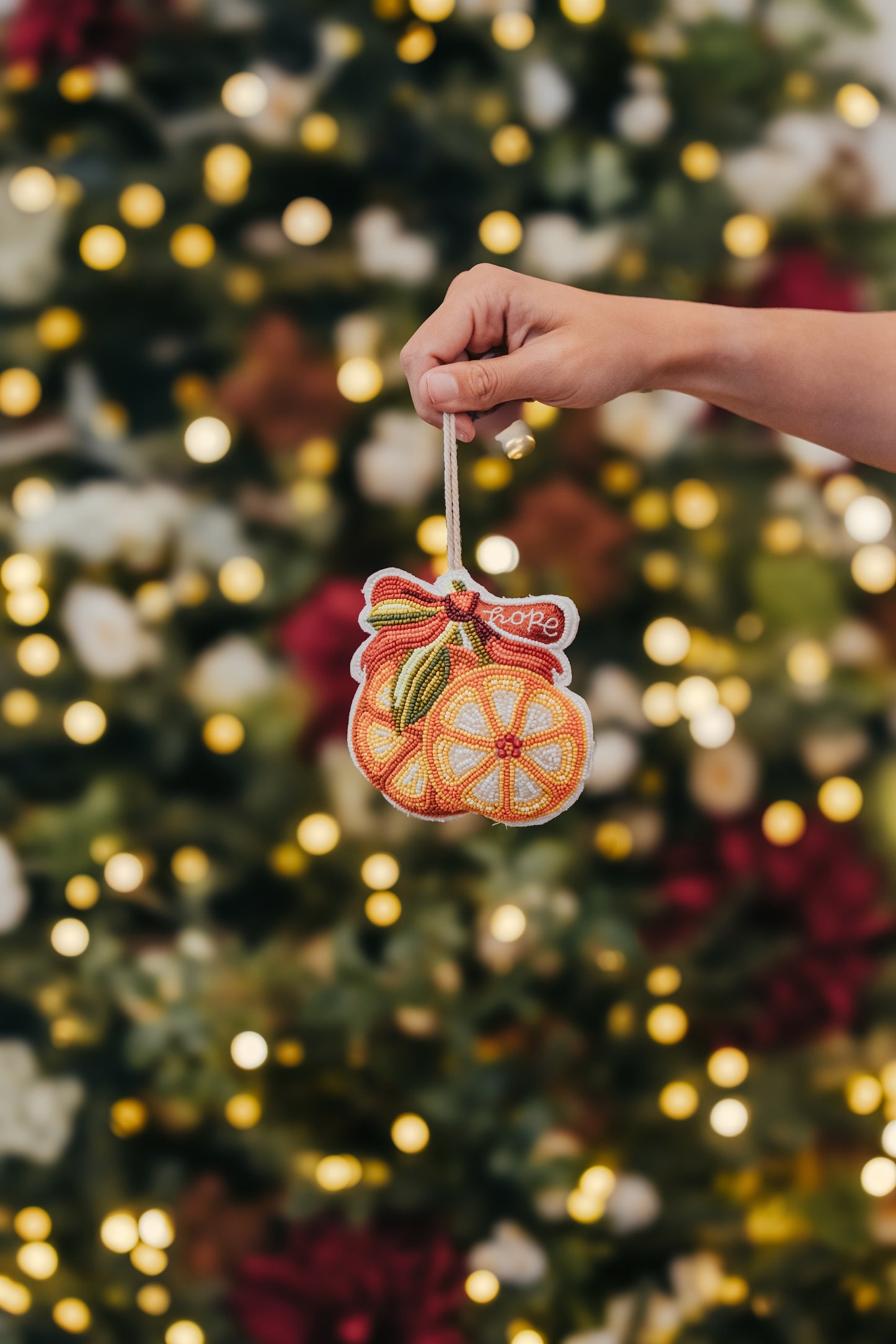 Hope Beaded Ornament