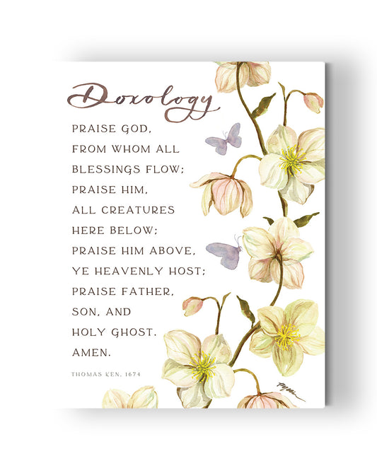 doxology Christian art canvas-Thomas Ken