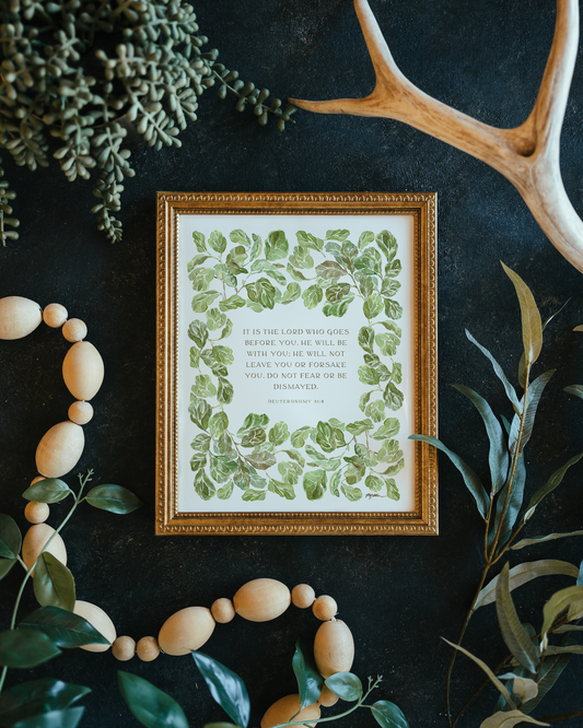 Deuteronomy 31:8 | The LORD Goes Before You Print