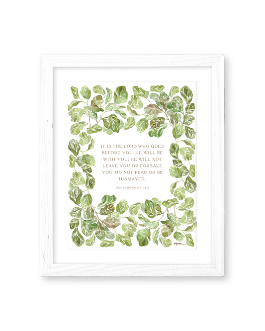 Deuteronomy 31:8 | The LORD Goes Before You Print