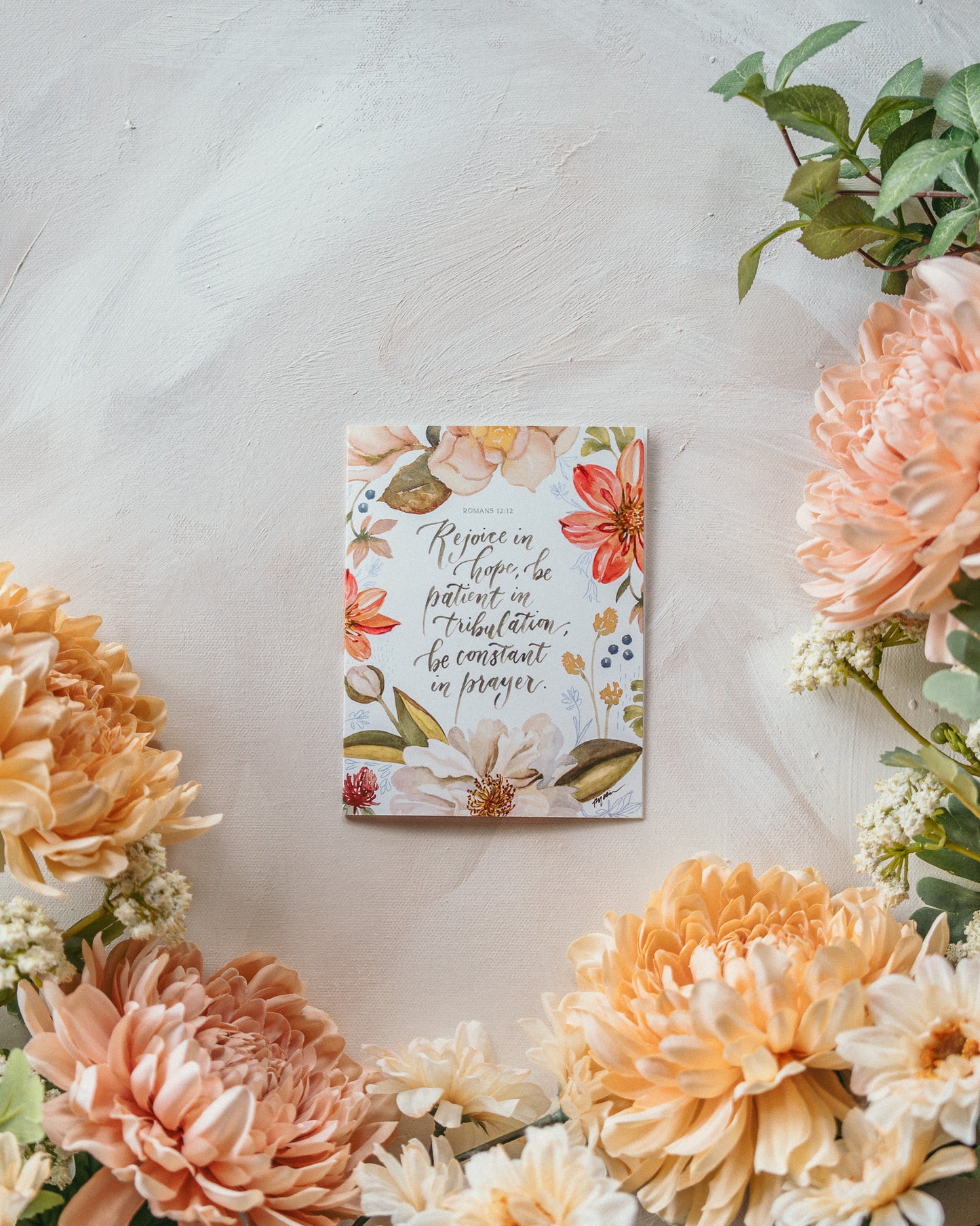 Romans 12:12 | Rejoice in Hope Notecard Set