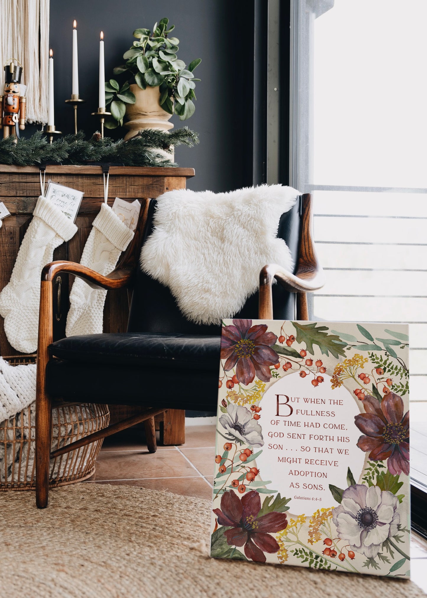 Galatians 4:4 | God Sent Forth Canvas