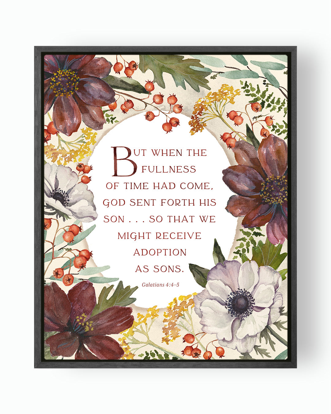 Galatians 4:4 | God Sent Forth Canvas