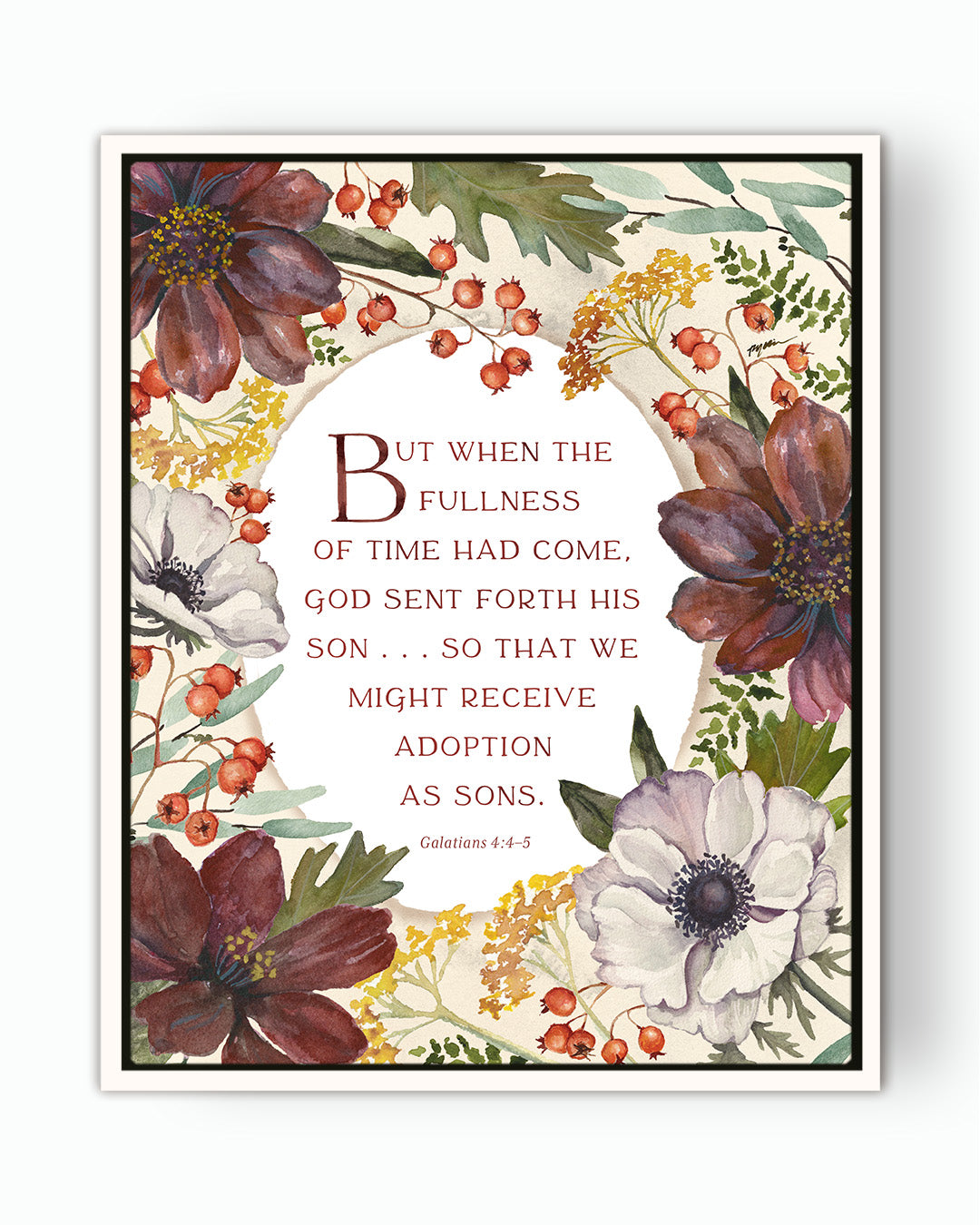 Galatians 4:4 | God Sent Forth Canvas