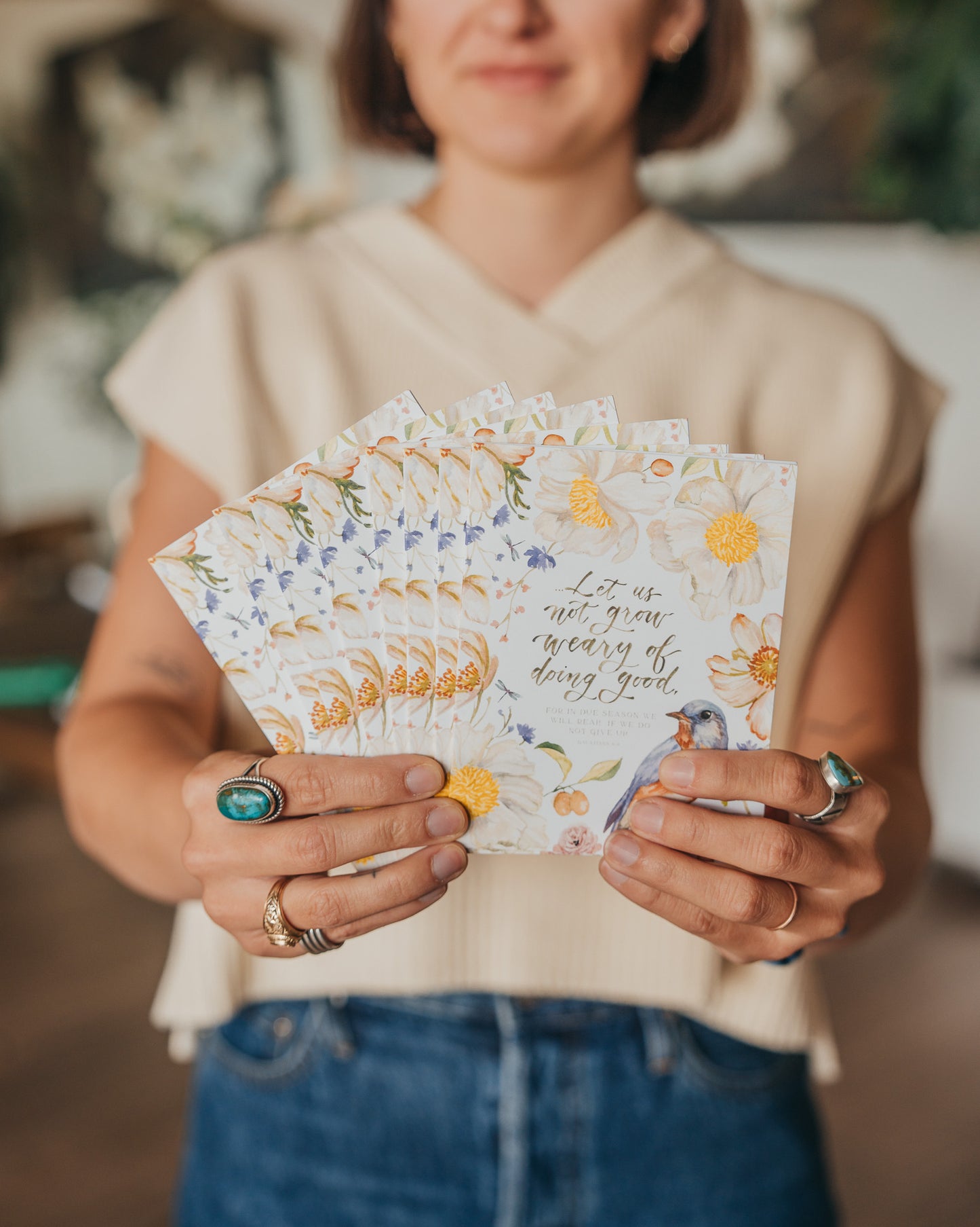 Galatians 6:9 | Let Us Not Grow Weary Notecard Set