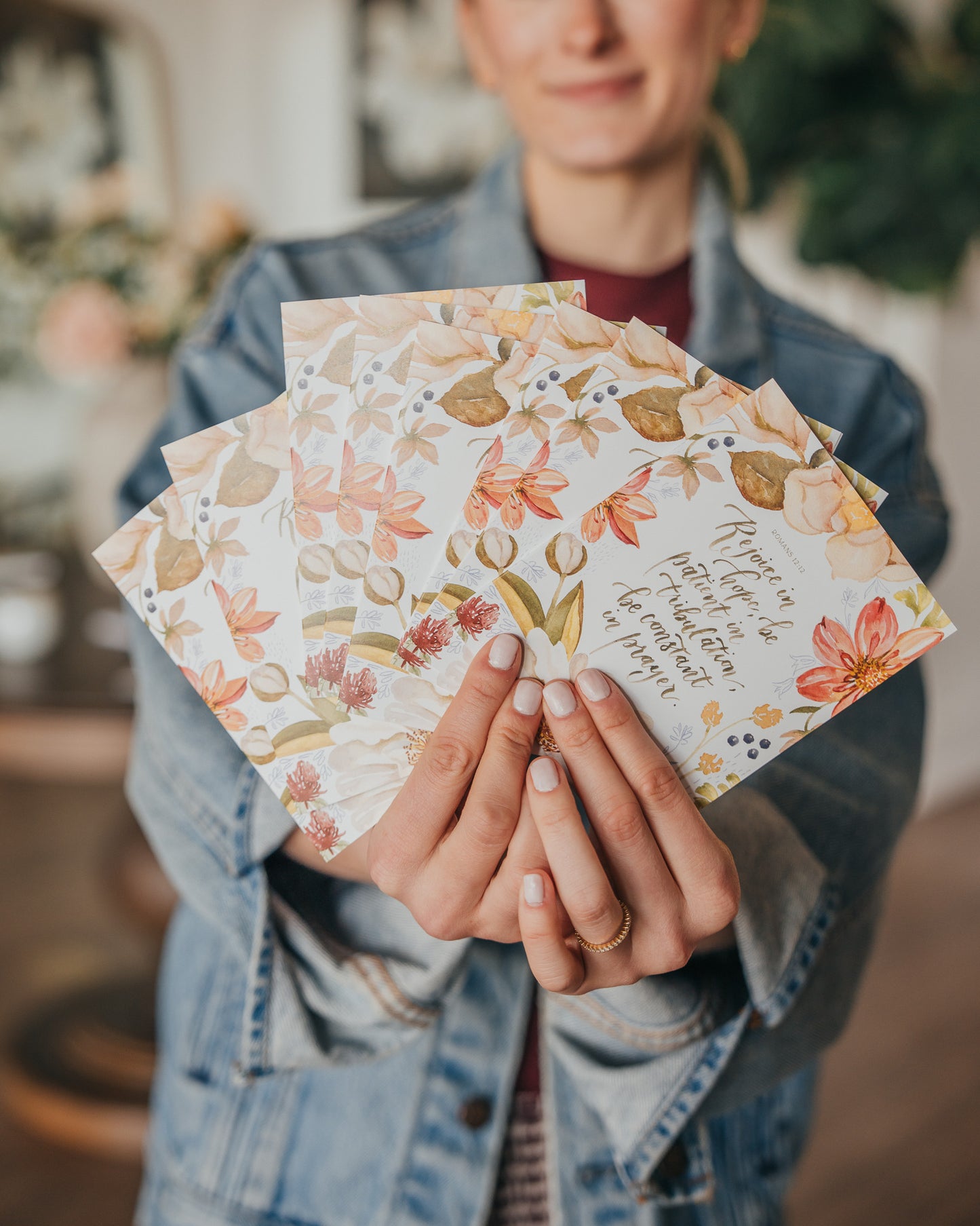 Romans 12:12 | Rejoice in Hope Notecard Set