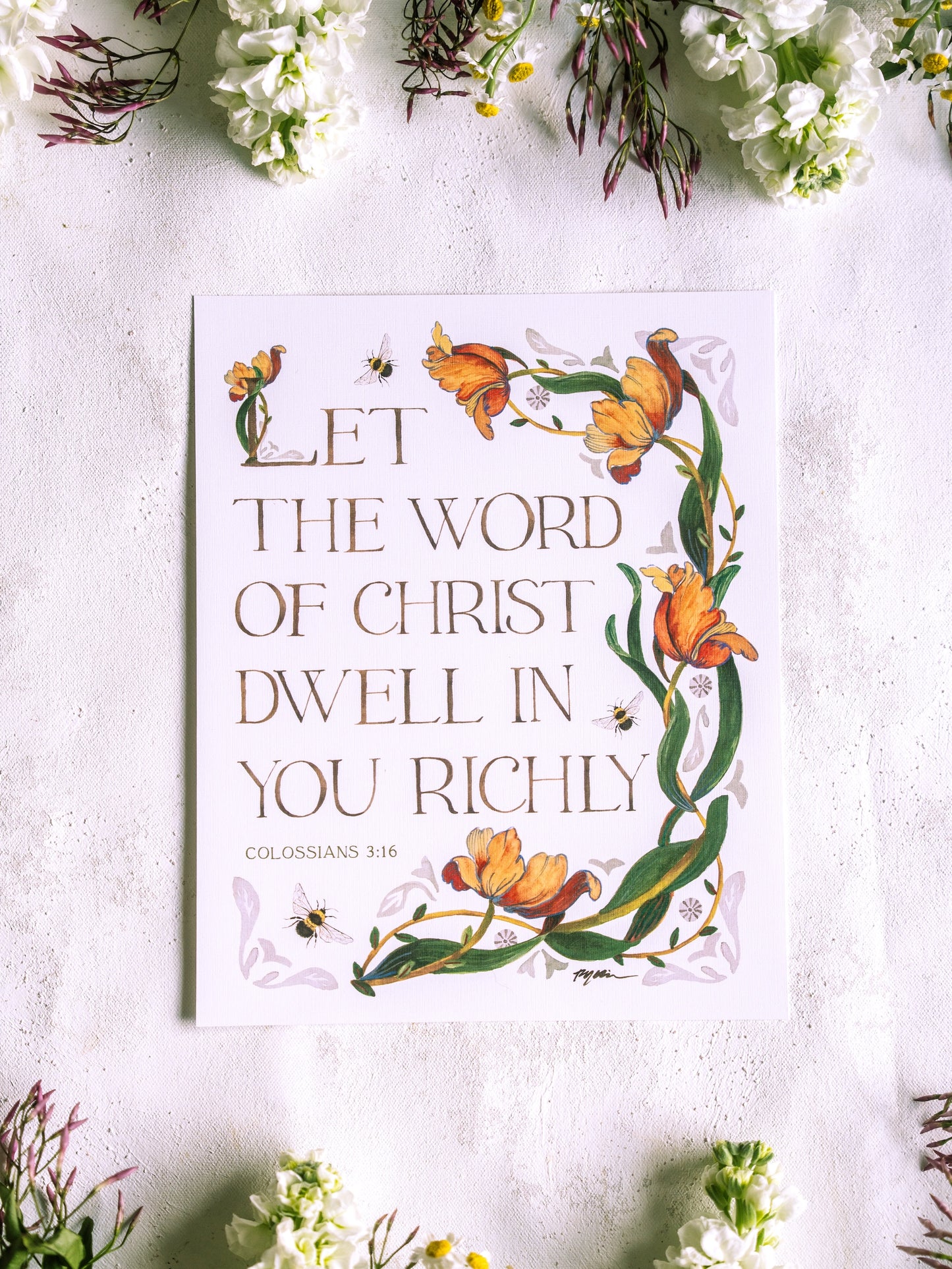 Colossians 3:16 | The Word Of Christ Print