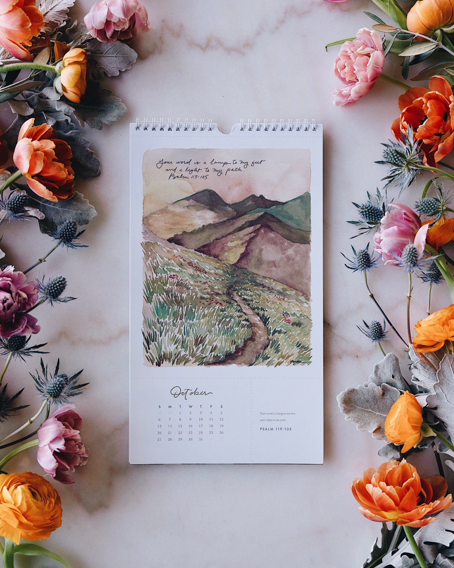 He Leads Me 2024 Calendar (Single)