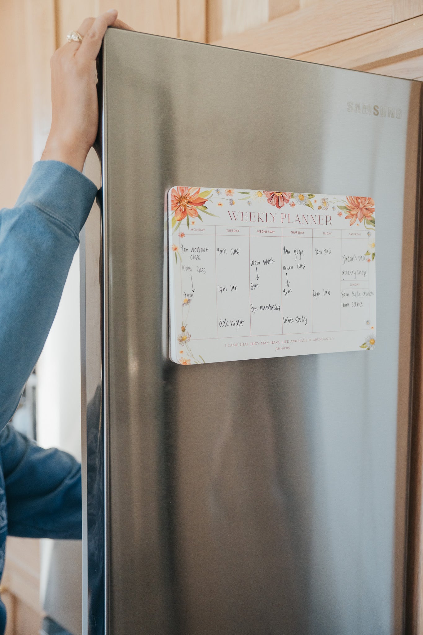 Magnetic Weekly Planner