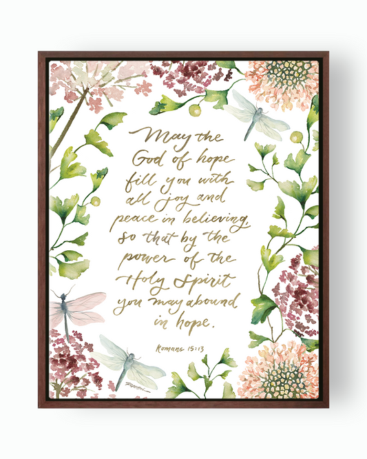 Romans 15:13 | Abound In Hope Canvas