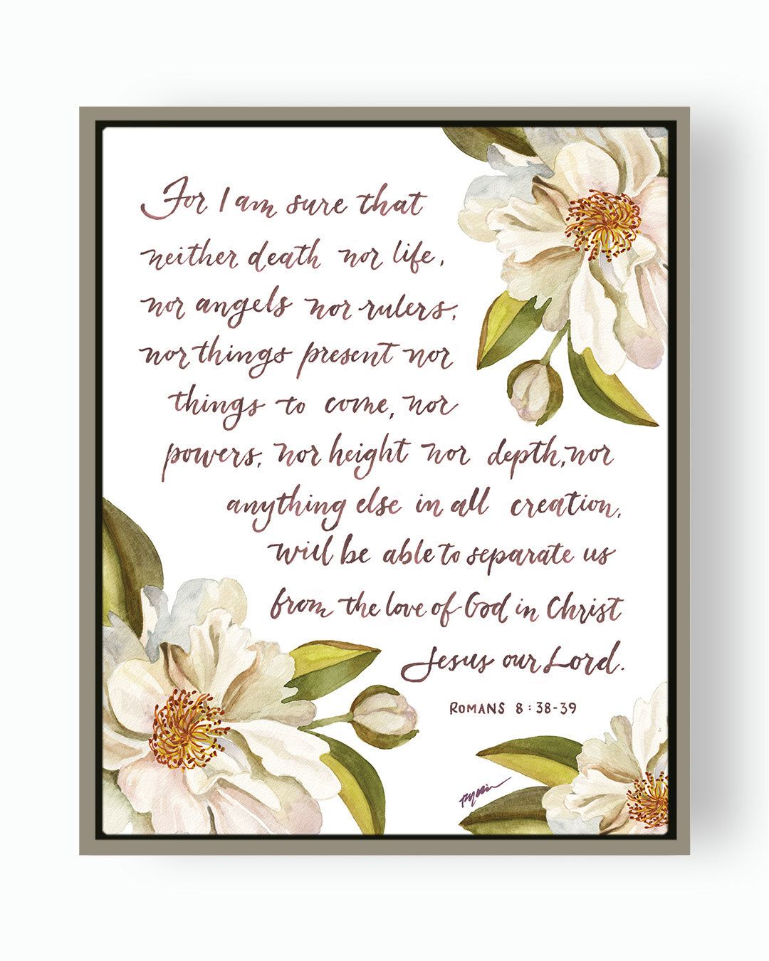 Christian art romans 8-nothing can separate us from the love of God