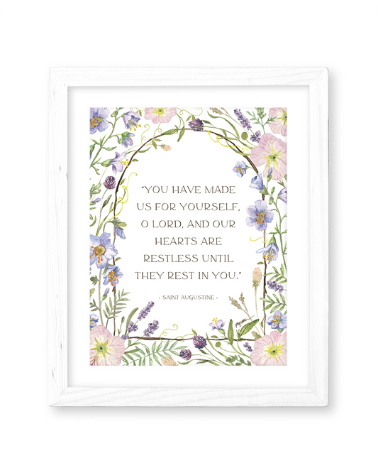 Saint Augustine | Rest In You Print