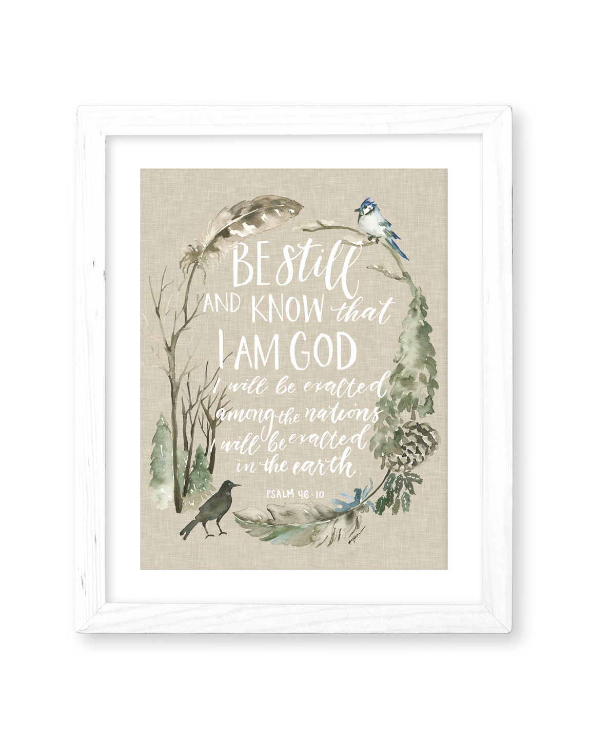 Psalm 46:10 | Be Still Print