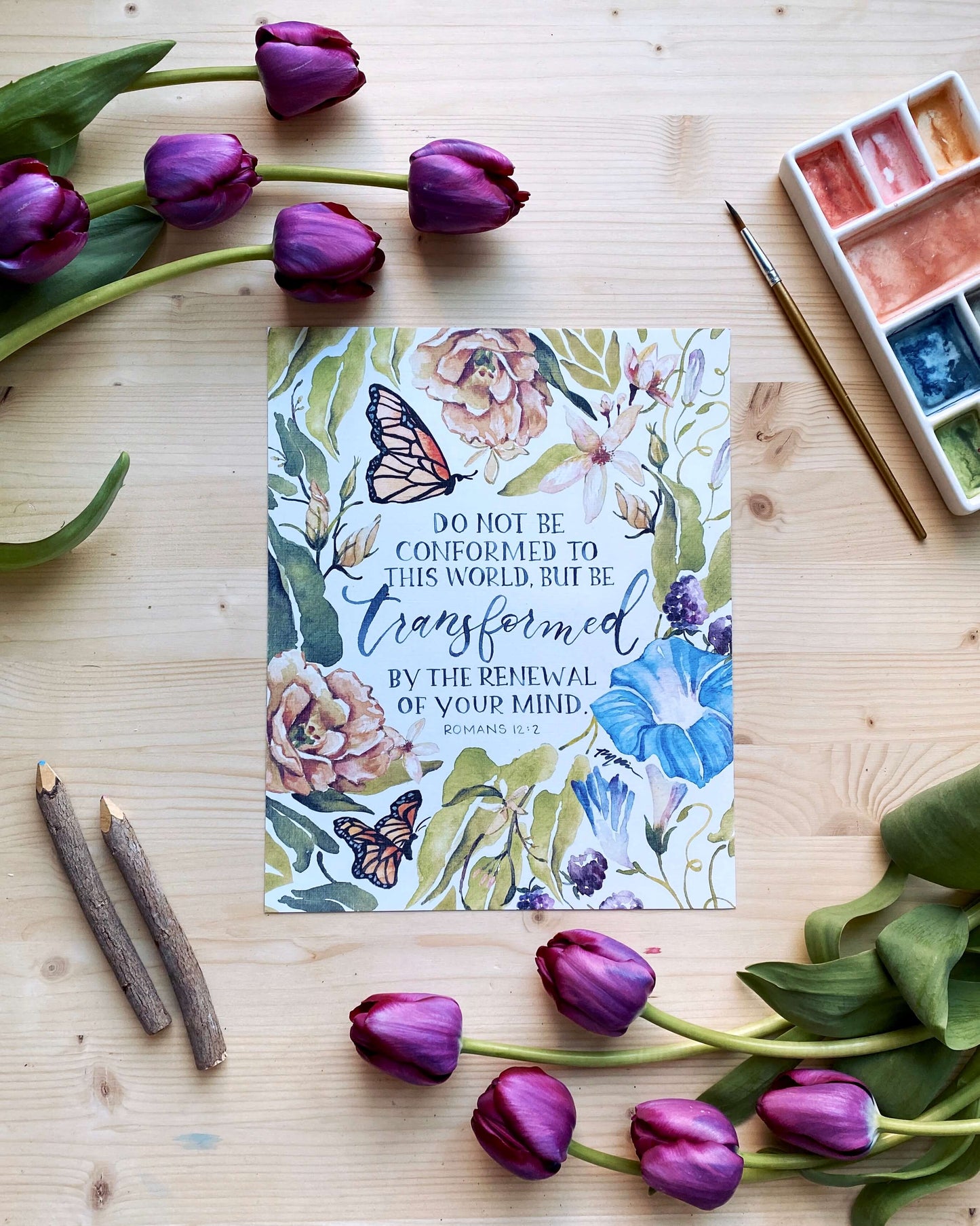 Romans 12:2 | Be Transformed Print