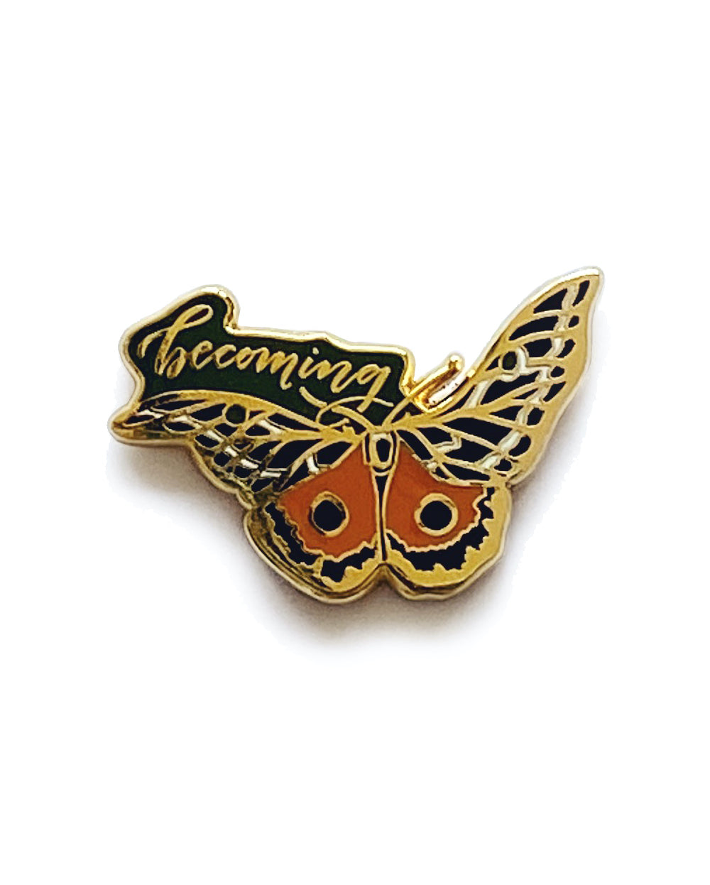 Becoming Enamel Pin