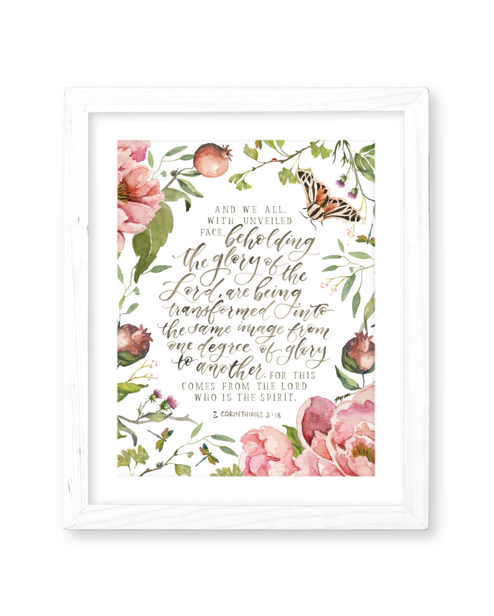 2 Corinthians 3:18 | Beholding the Glory Print