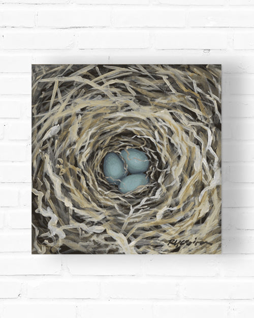 Robin's Nest Fine Art Canvas