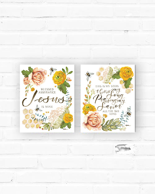 Jesus Is Mine Diptych Canvas