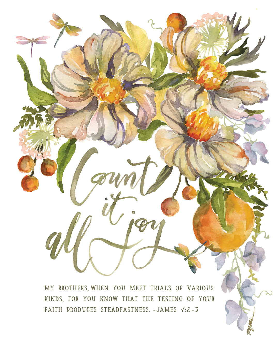 Count It All Joy Canvas