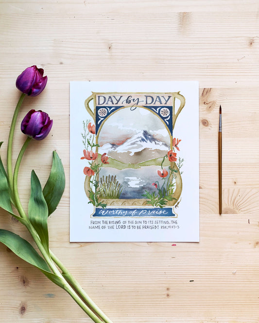 Psalm 113:3 | Day By Day Print