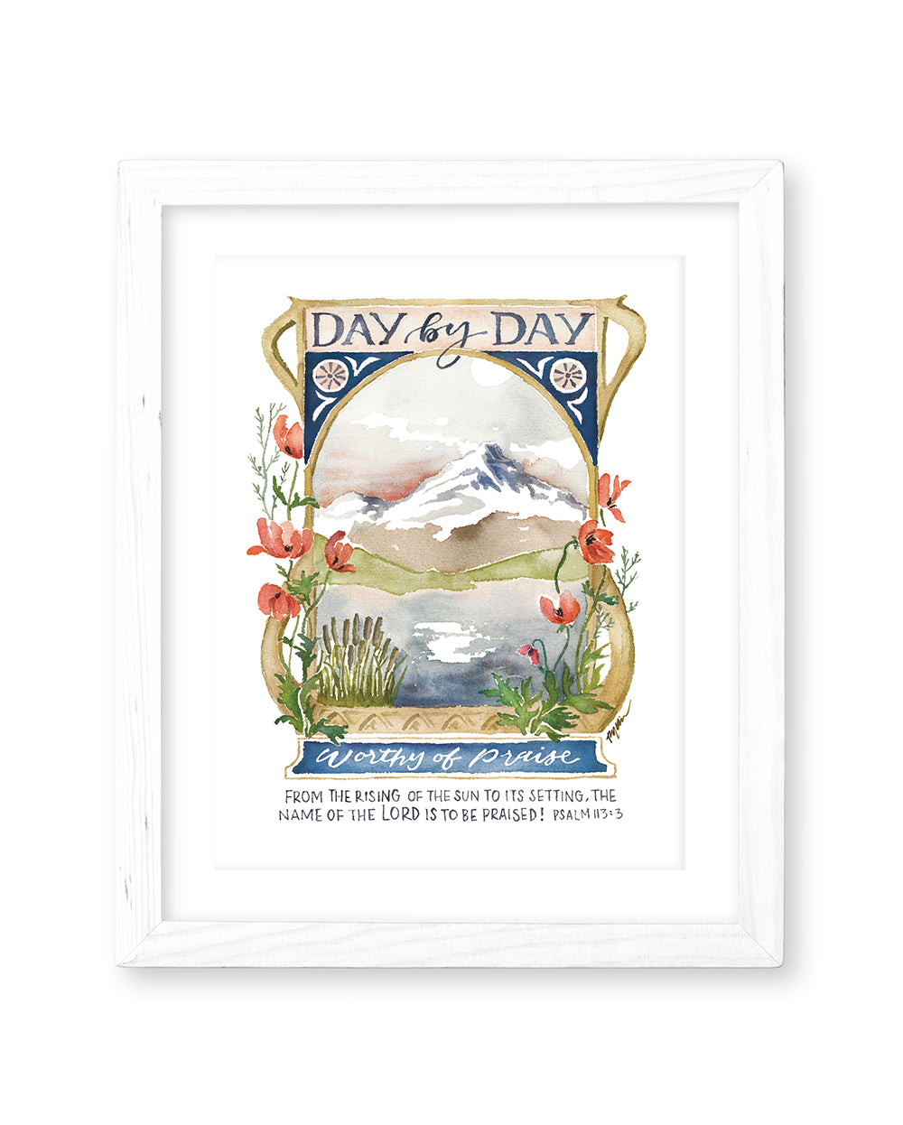 Psalm 113:3 | Day By Day Print