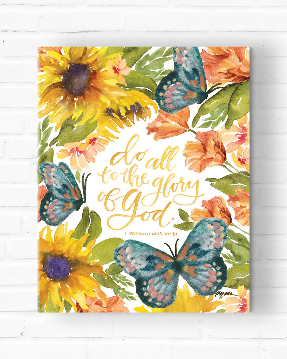 Do All To the Glory of God Canvas