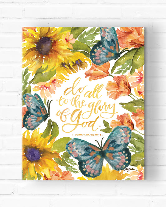 Do All To the Glory of God Canvas