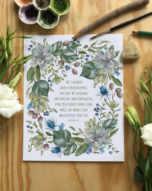 Joshua 1:9 | Do Not Be Afraid Print