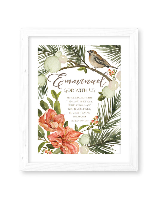 Revelation 21:3 | Emmanuel: God with Us Print