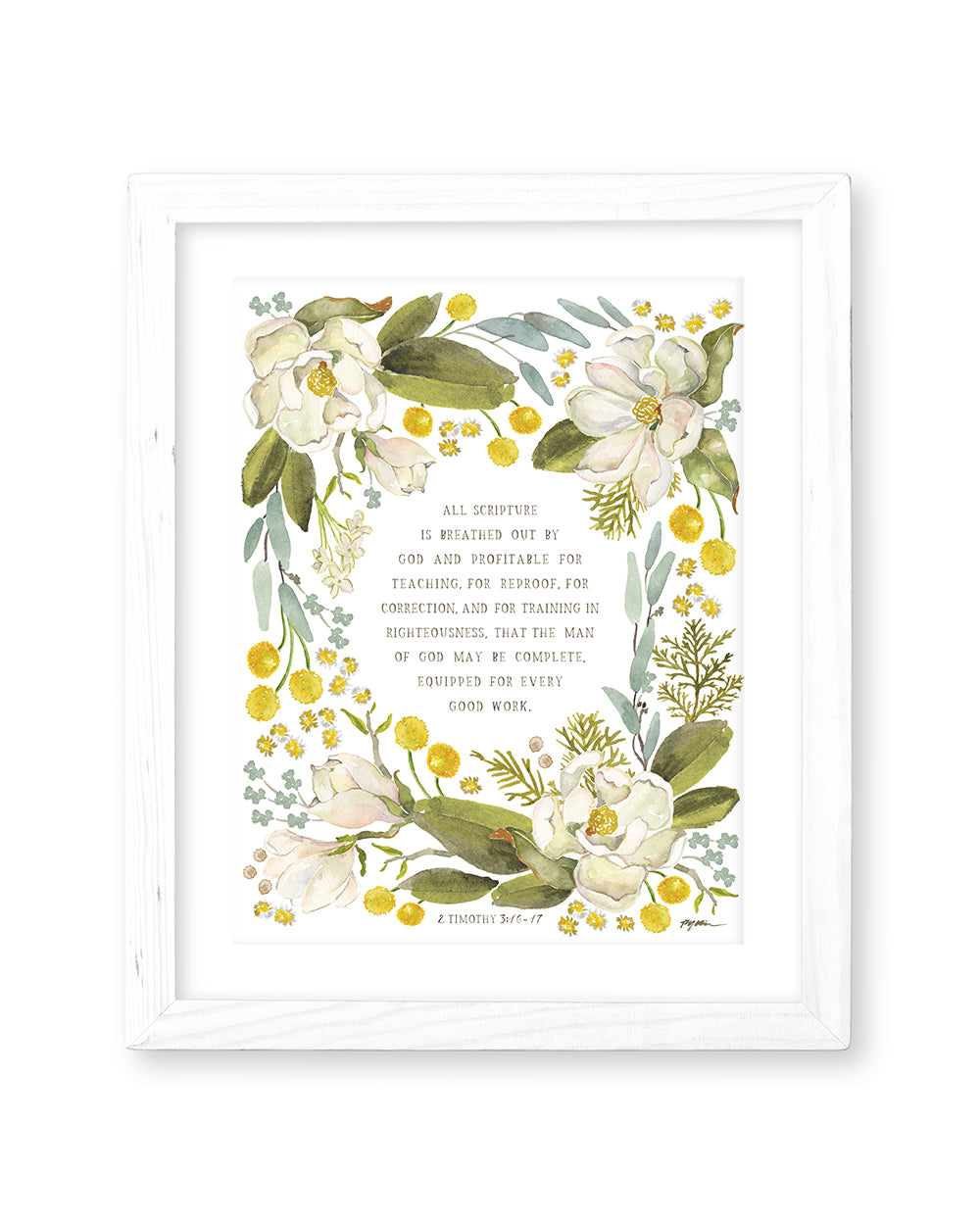2 Timothy 3:16-17 | Equipped For Every Good Work Print