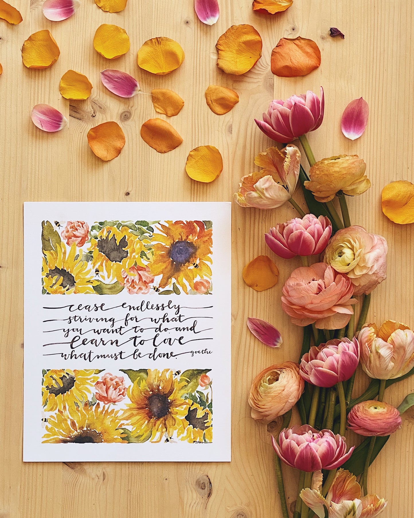 Cease Endlessly Striving Print