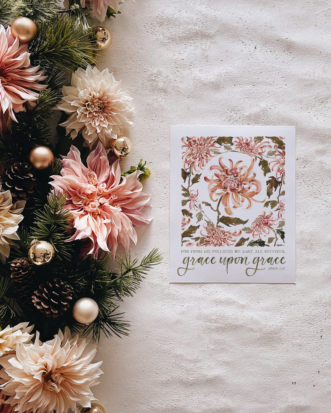 John 1:16 | Grace Upon Grace Print