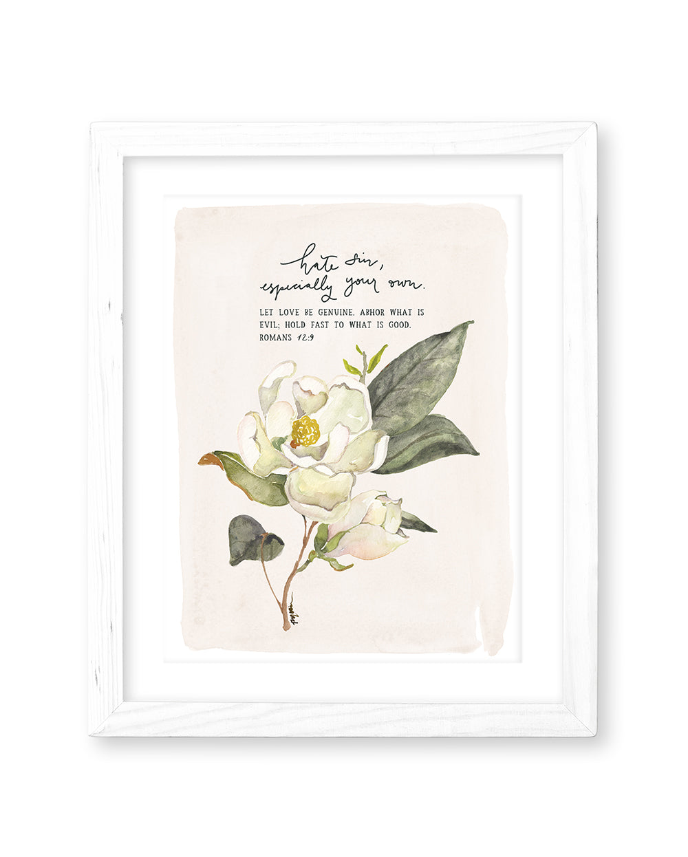 Romans 12:9 | Hate Sin Print (Foundation 2)