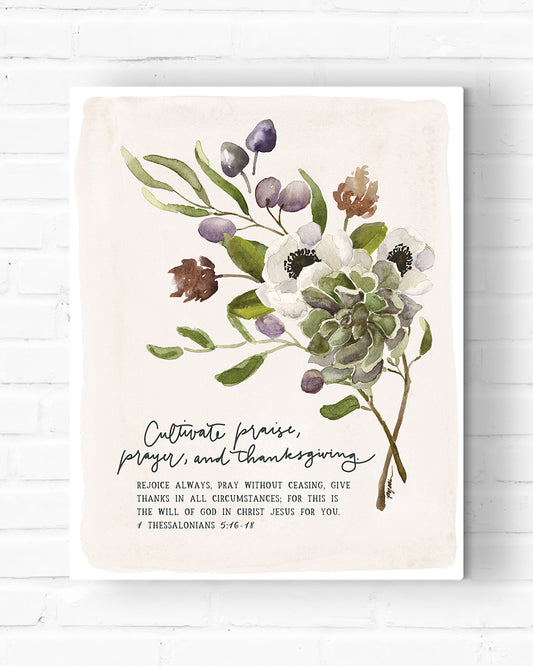 Foundation 8: Cultivate Praise Canvas