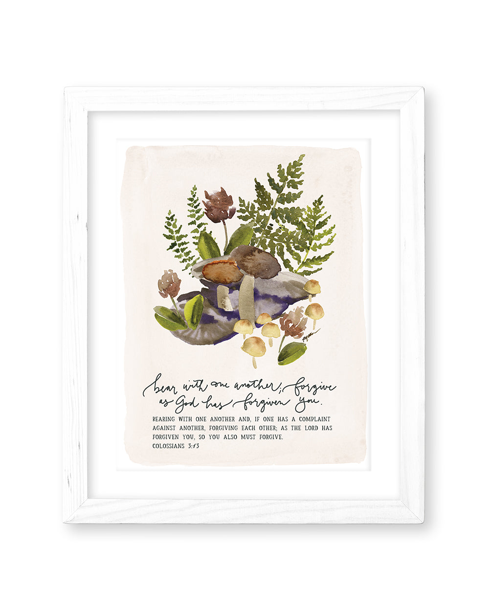 Colossians 3:13 | Bear With One Another Print (Foundation 9)