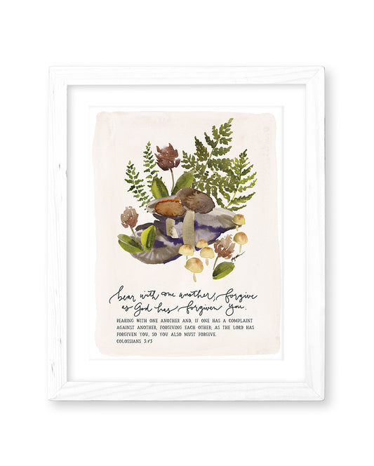 Colossians 3:13 | Bear With One Another Print (Foundation 9)