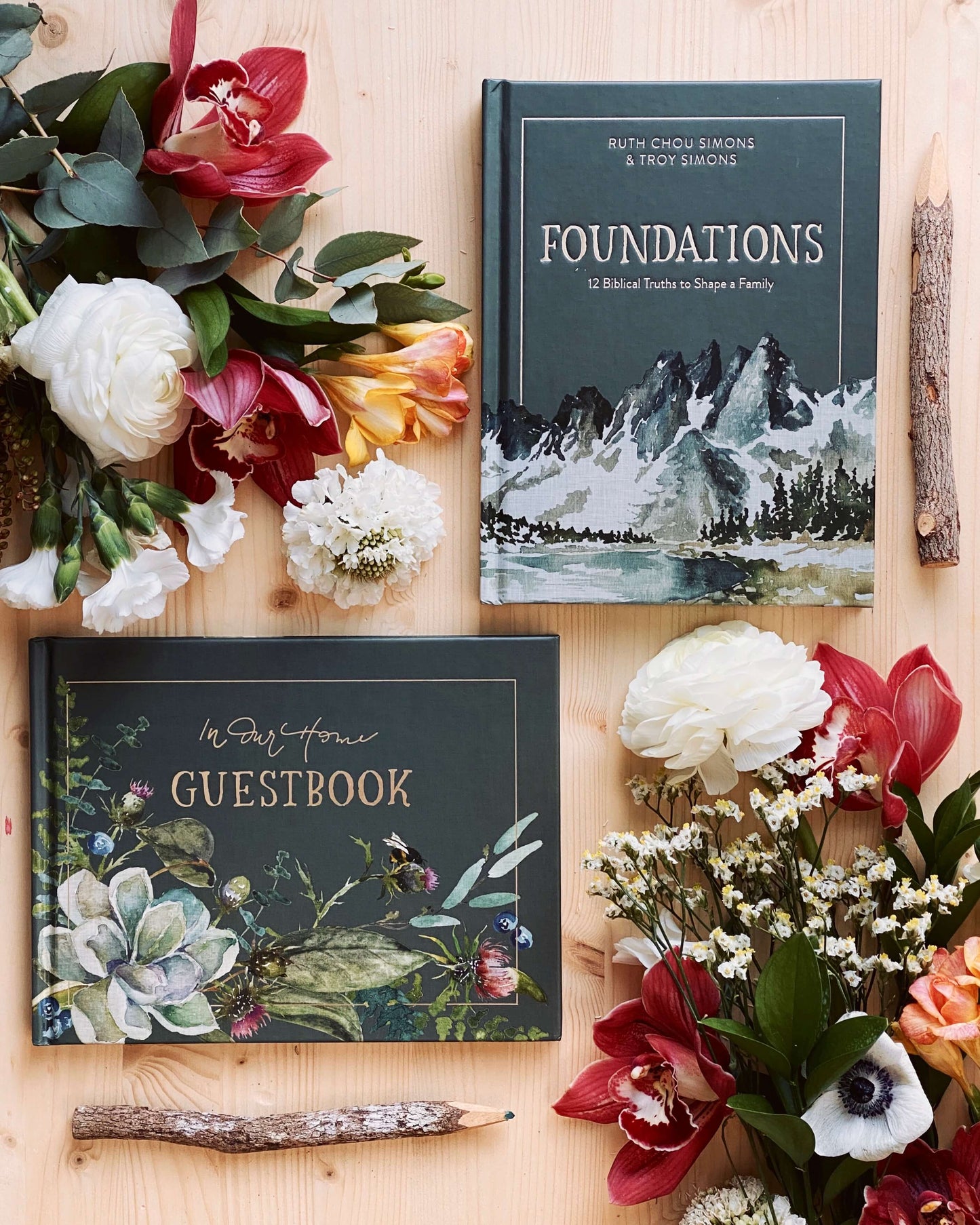 Foundations Book and In Our Home Guestbook Bundle {Signed Copy}