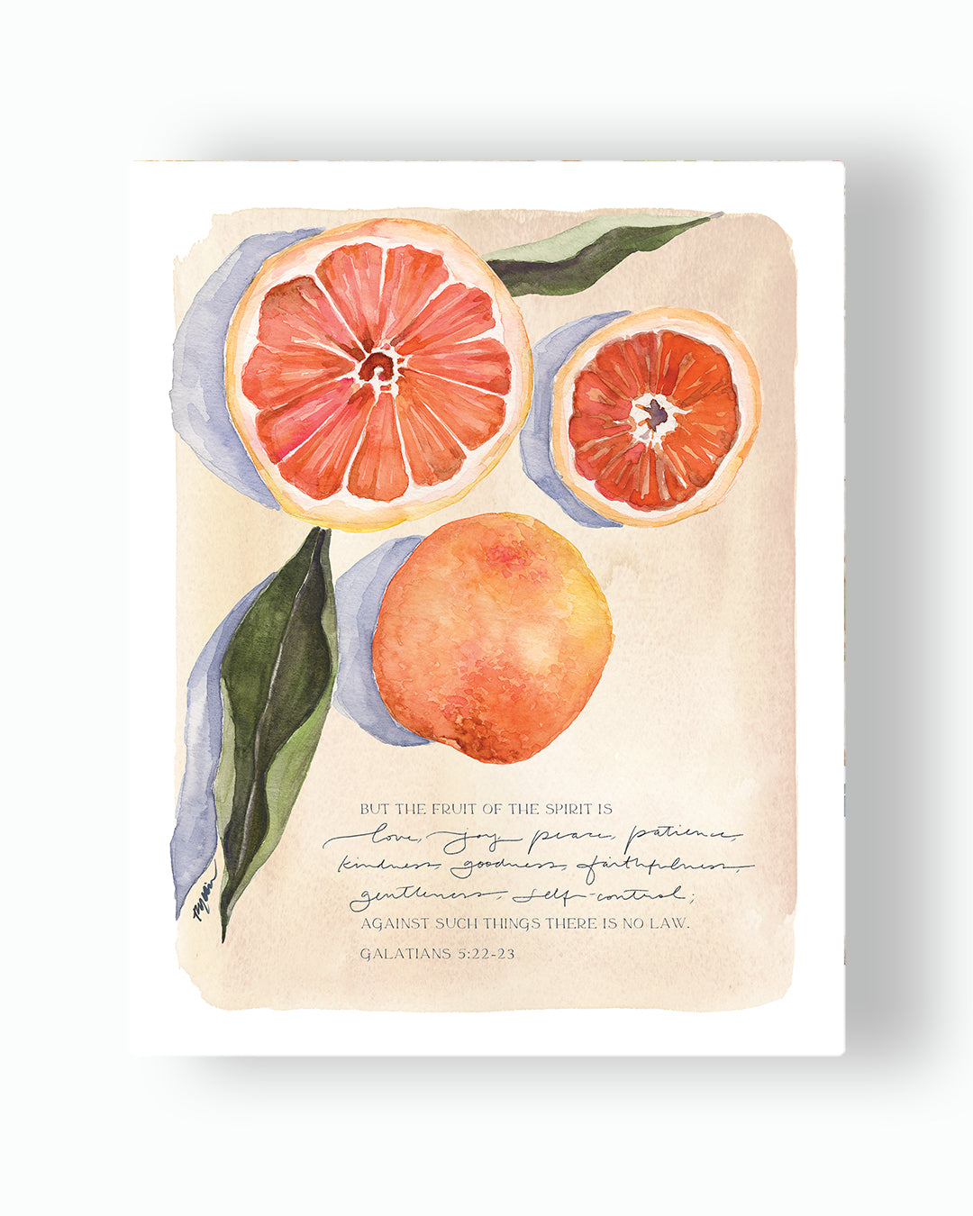 Galatians 5:22-23 | Fruit of the Spirit Canvas