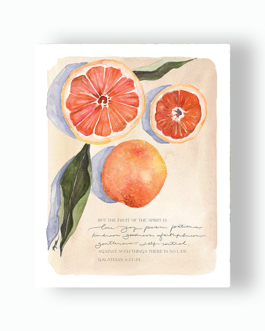 Galatians 5:22-23 | Fruit of the Spirit Canvas