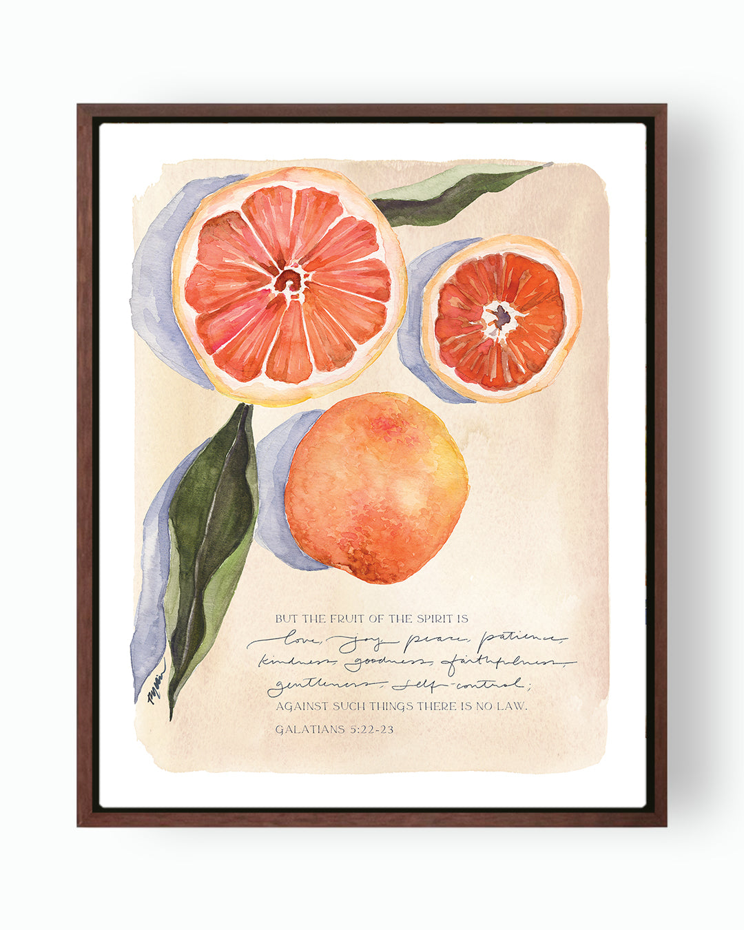 Galatians 5:22-23 | Fruit of the Spirit Canvas