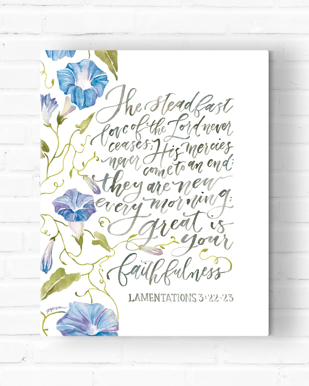 Great Is Your Faithfulness Canvas