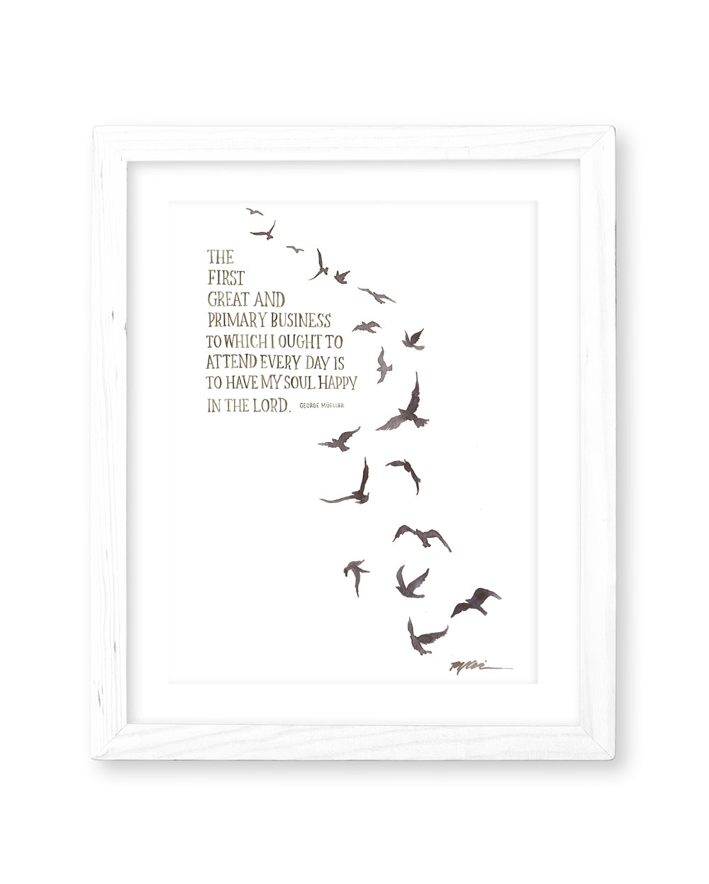 Happy in the Lord Print